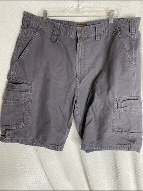Vintage C.E. Schmidt Workwear Men's Gray Cargo Shorts
